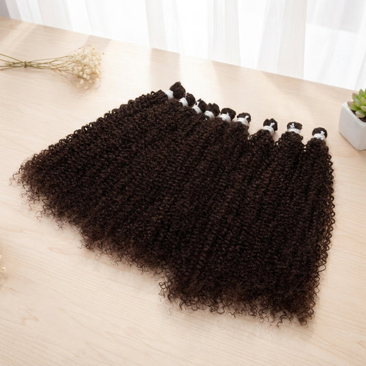 Tissage Biofibre Brun noir 9 pièces